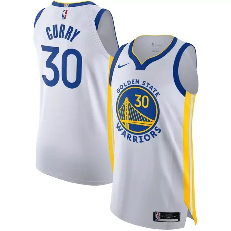 Stephen Curry Golden State Warriors Jersey Association Edition White