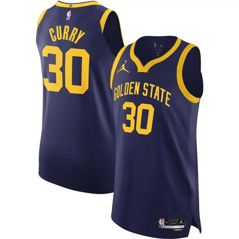 Stephen Curry Golden State Warriors Fast Break Player Jersey Royal Icon Edition - Image 2