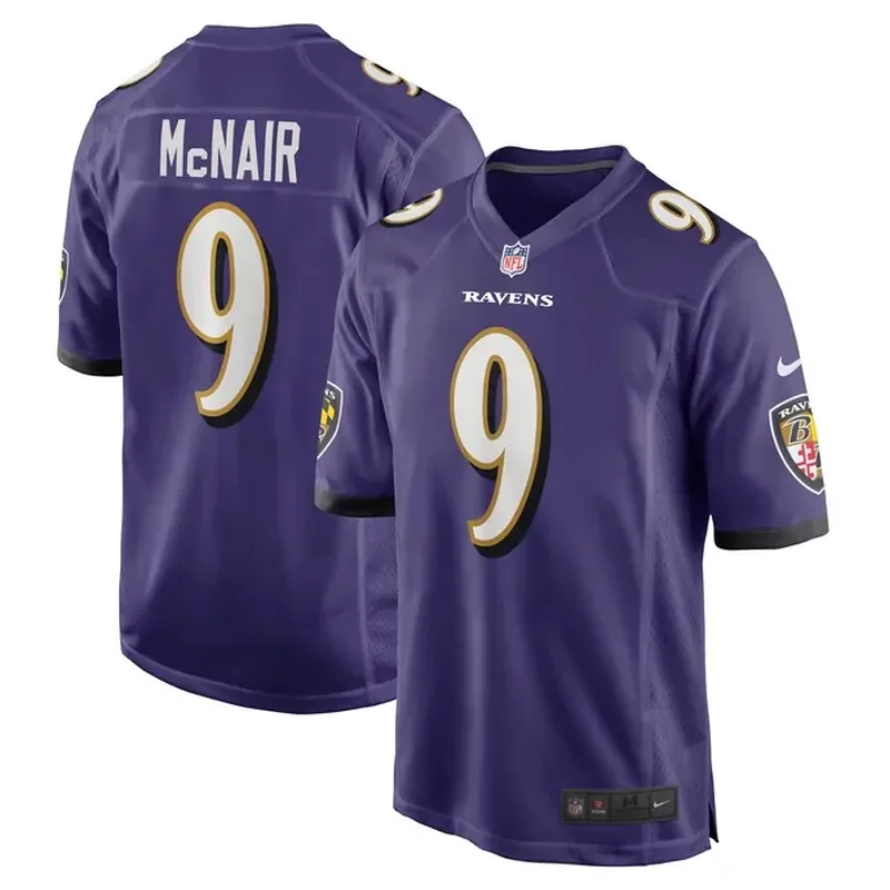 Steve McNair Baltimore Ravens Game Retired Player Jersey Purple