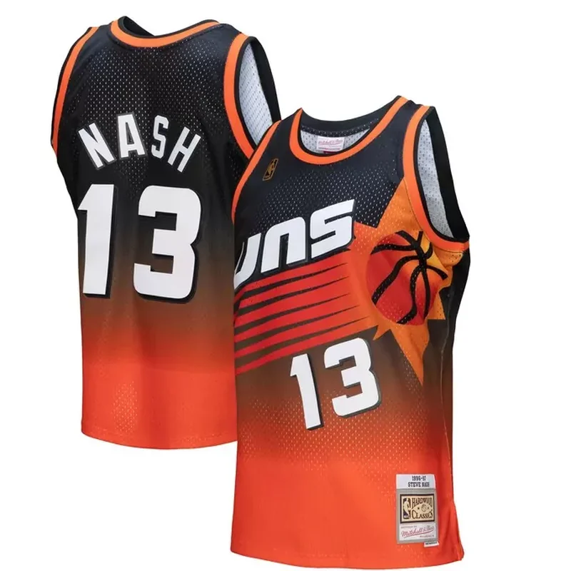 Steve Nash Phoenix Suns 1996/97 Classics Fadeaway Player Jersey Orange/Black