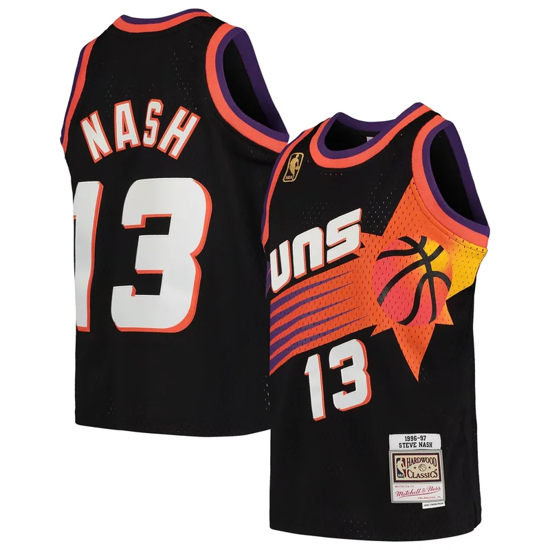 Amare Stoudemire Phoenix Suns 2002-2003 Hardwood Classics Jersey - Purple NBA - Image 2