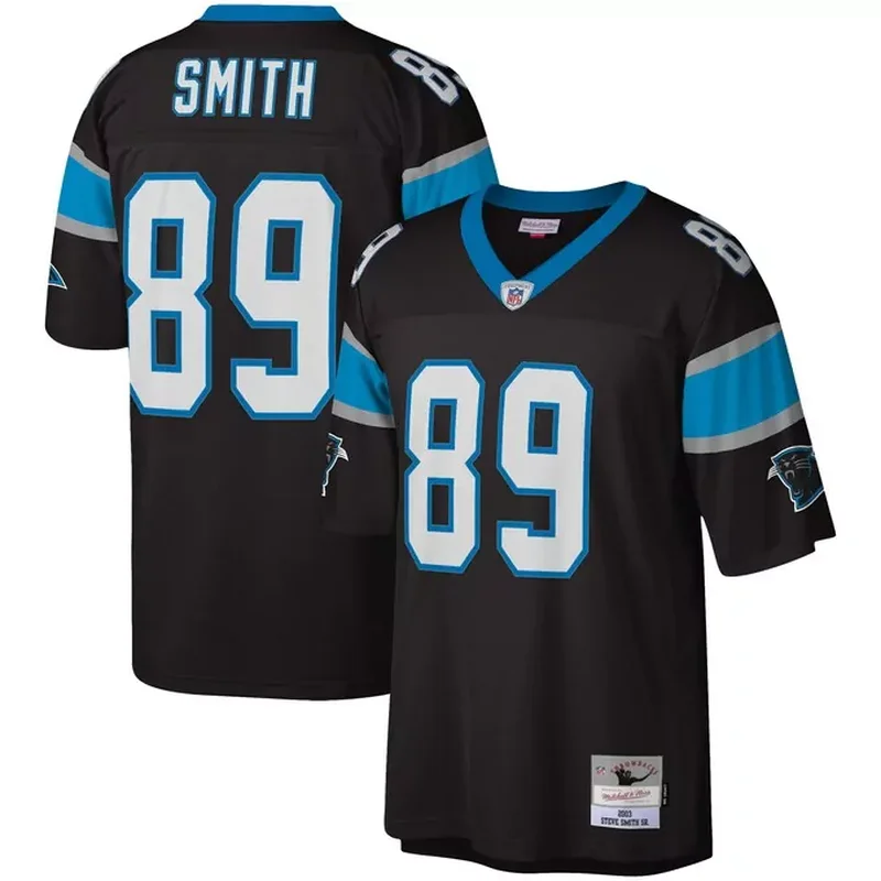 Carolina Panthers Womens Alternate Custom Game Jersey Blue - Image 4