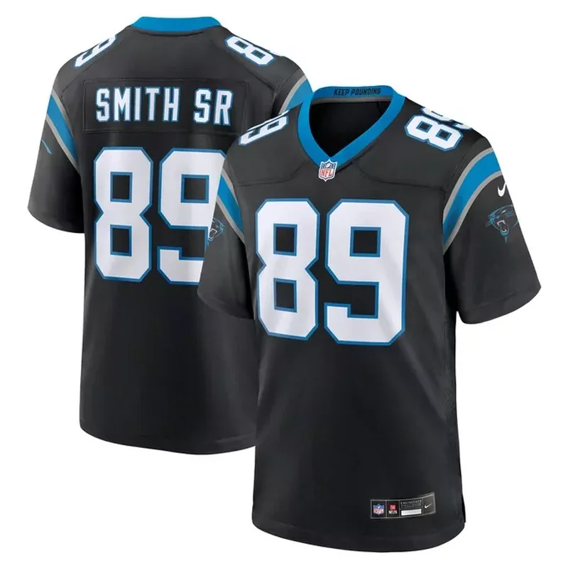 Chuba Hubbard Carolina Panthers Team Game Jersey Black - Image 2