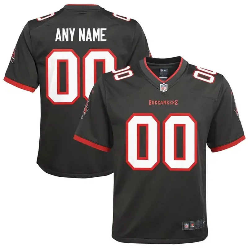 Tampa Bay Buccaneers Alternate Custom Game Jersey Pewter
