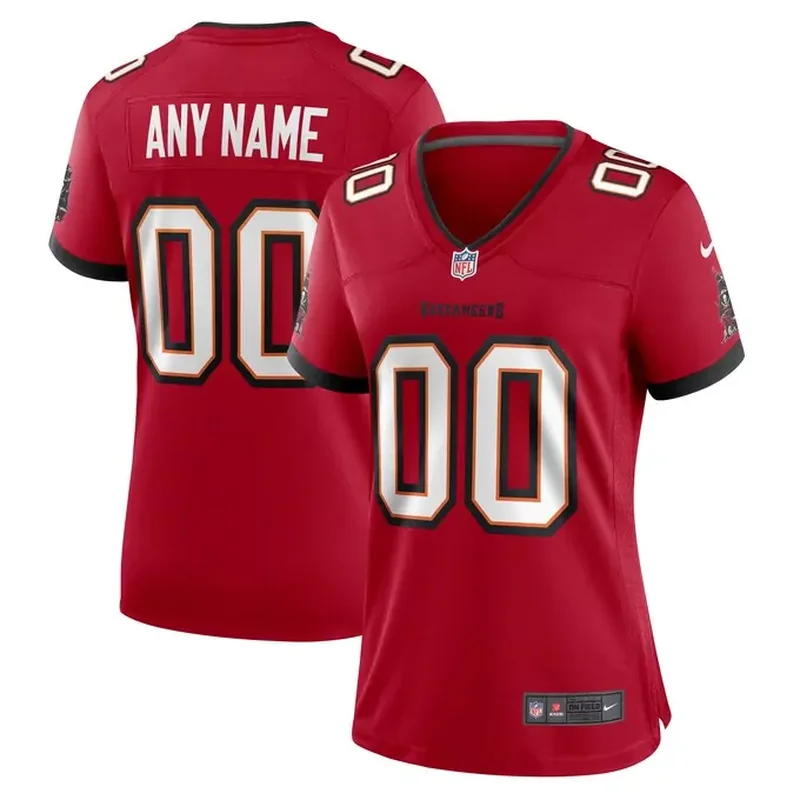Tampa Bay Buccaneers Womens Custom Game Jersey Red