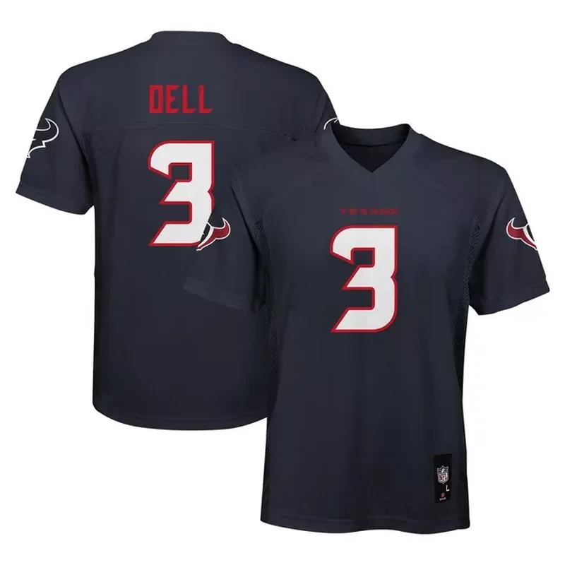 Tank Dell Houston Texans Player Jersey Navy