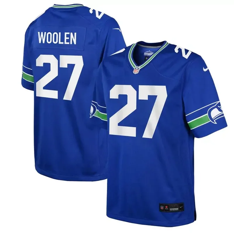 Devon Witherspoon Seattle Seahawks Vapor Fuse Jersey Navy - Image 5