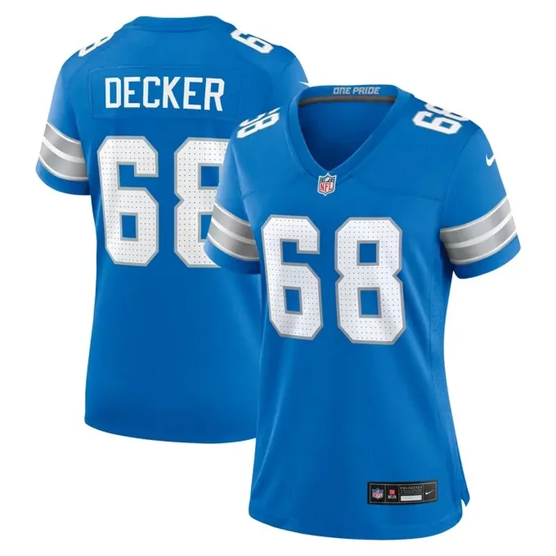 David Montgomery Detroit Lions Player Game Jersey White - Image 4