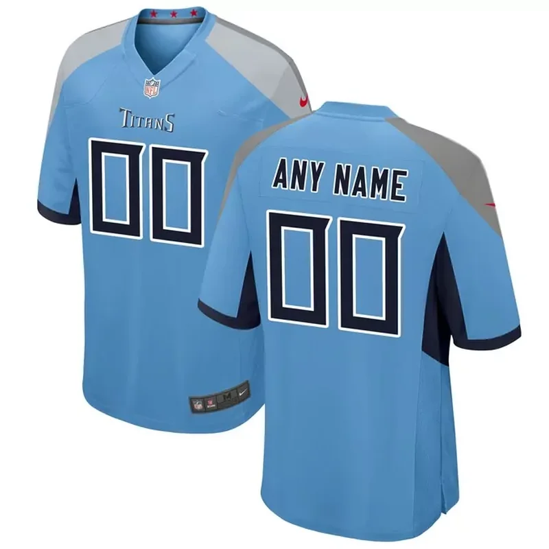 Tennessee Titans Womens Custom Game Jersey Navy - Image 2
