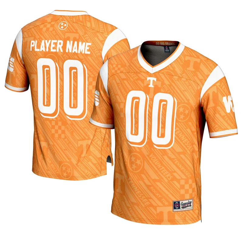 Tennessee Volunteers Full-button Baseball Jersey - Tennessee Orange - Image 2