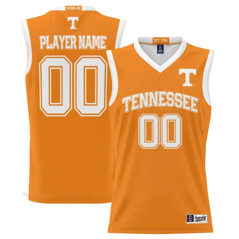 Tennessee Volunteers Full-button Baseball Jersey - Tennessee Orange - Image 5