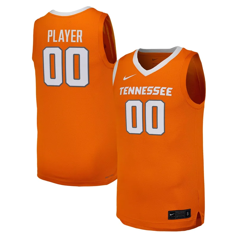 Tennessee Volunteers Gameday Greats Unisex Nil Pick-a-player Basketball Jersey - White - Image 3