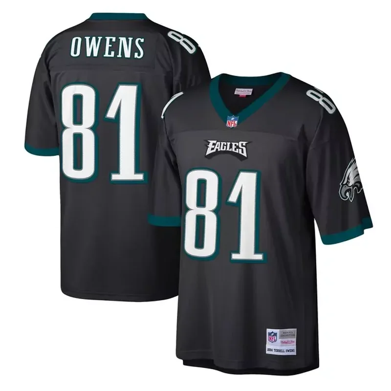 Terrell Owens Philadelphia Eagles Legacy Jersey Black