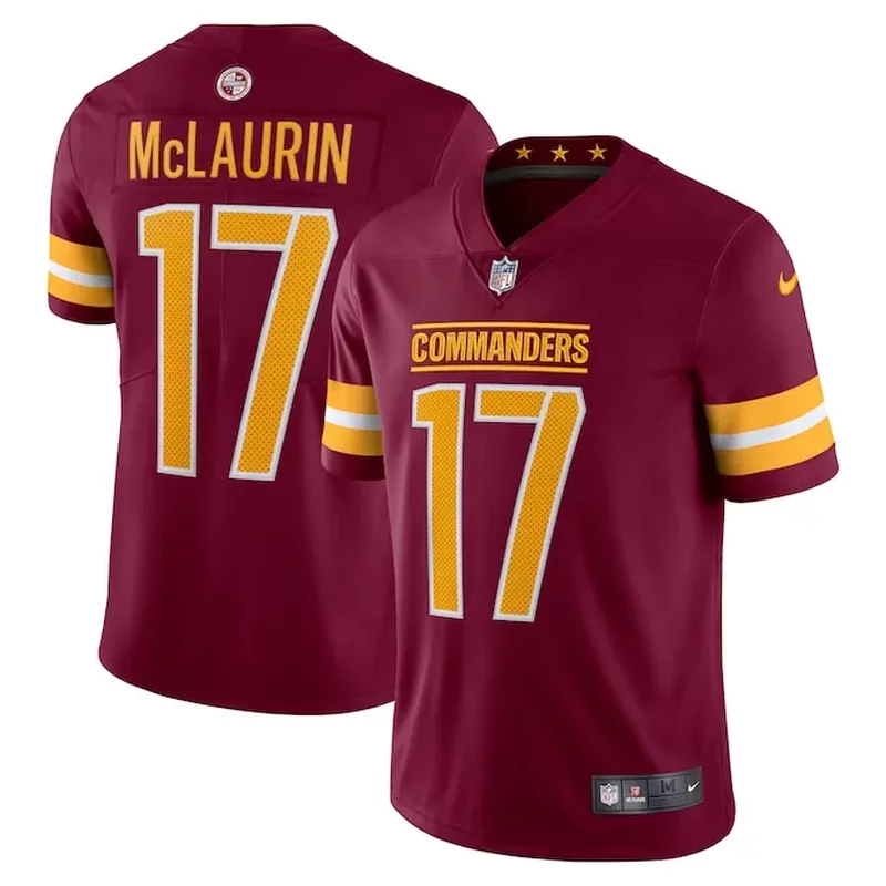Terry McLaurin Washington Commanders Player Game Jersey Burgundy - Image 4