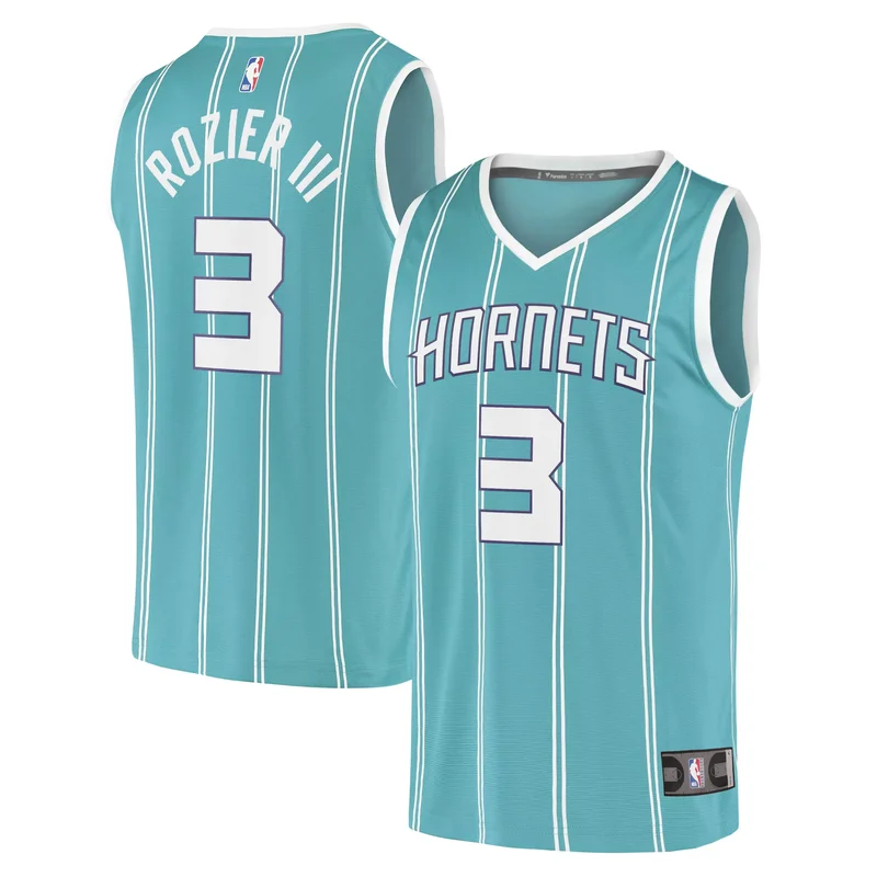 Terry Rozier Charlotte Hornets 2020/21 Fast Break Jersey - Icon Edition - Teal NBA