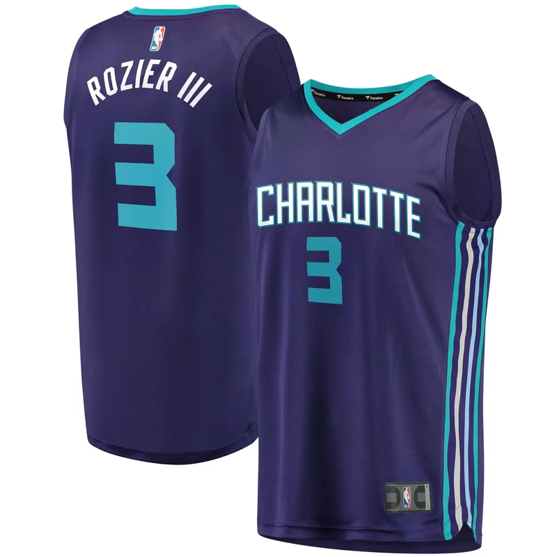 Kai Jones Charlotte Hornets 2021/22 Fast Break Jersey - Icon Edition - Teal NBA - Image 2