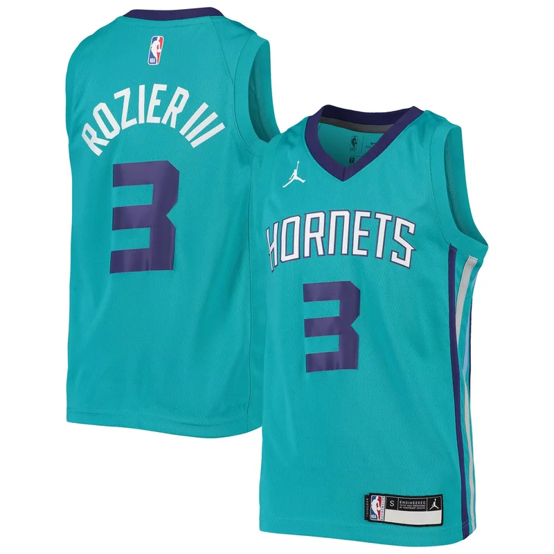 Charlotte Hornets Cody Zeller #40 NBA 2020 City Turquoise Jersey - Image 4