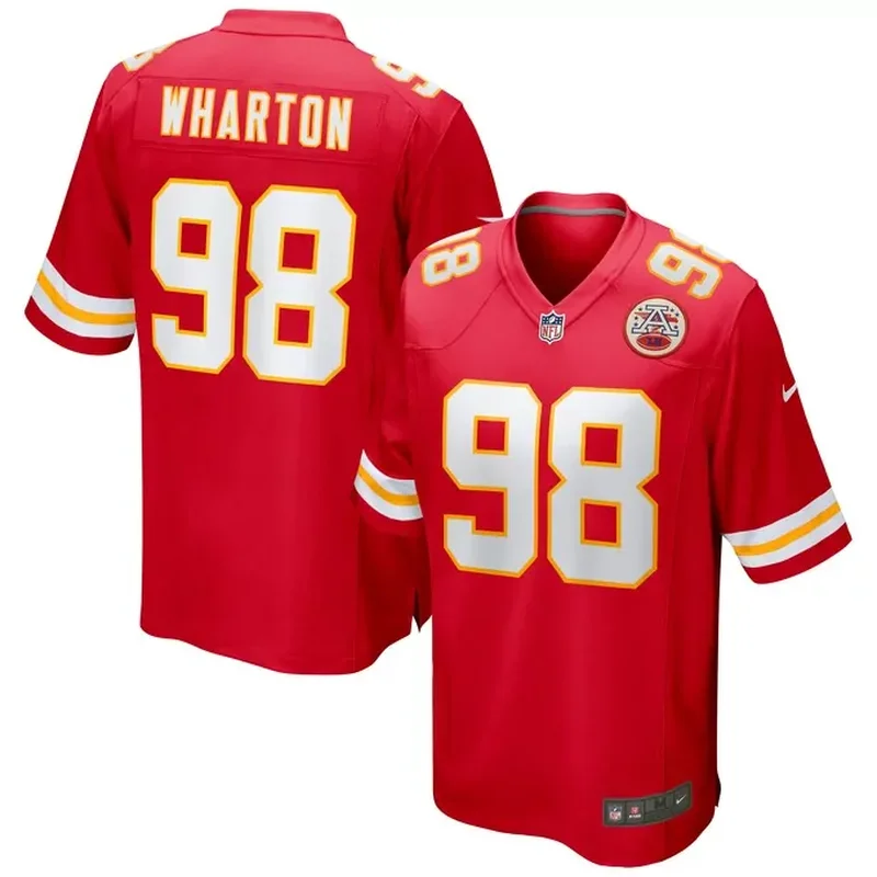 George Karlaftis Kansas City Chiefs Player Game Jersey Red - Image 5