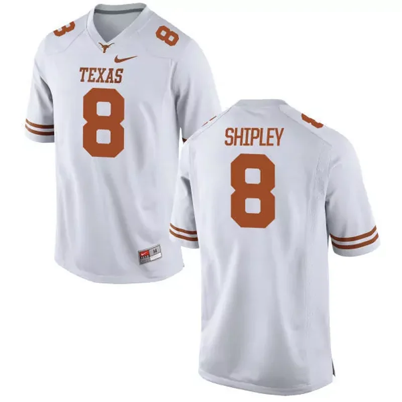 Texas Longhorns 8 Jordan Shipley Orange College Jersey - Image 2
