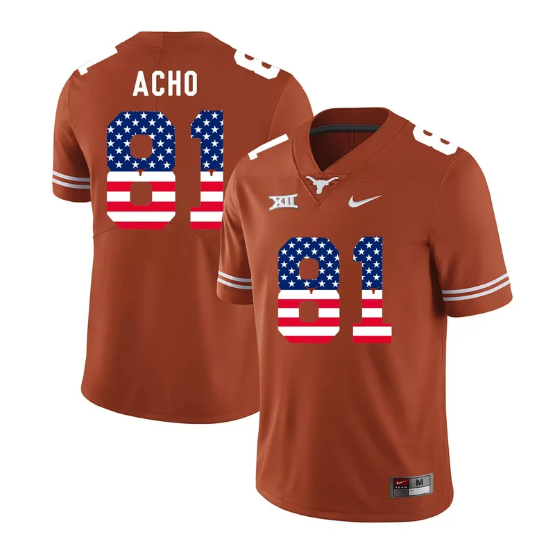 Texas Longhorns 8 Jordan Shipley Orange College Jersey - Image 4