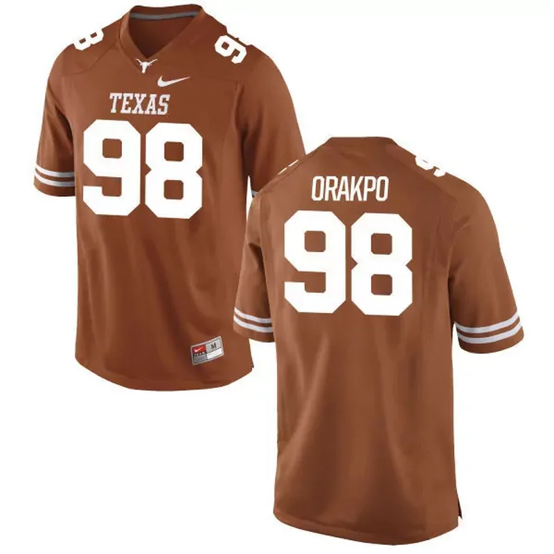 Texas Longhorns 84 Marquise Goodwin Orange USA Flag College Jersey - Image 5