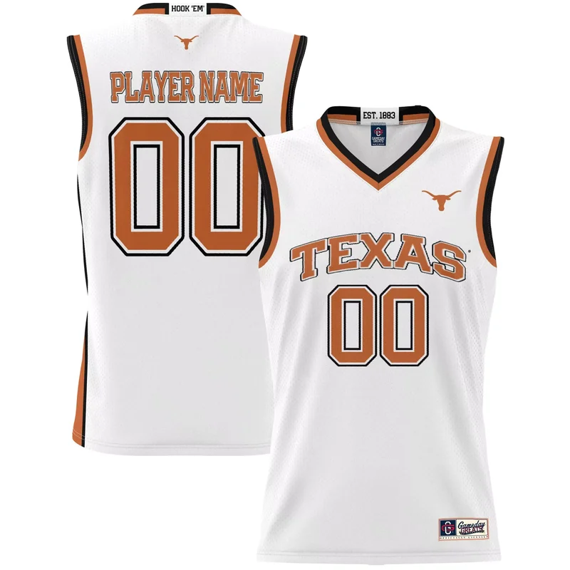 Texas Longhorns Gameday Greats Nil Pick-a-player Football Fashion Jersey - White - Image 5