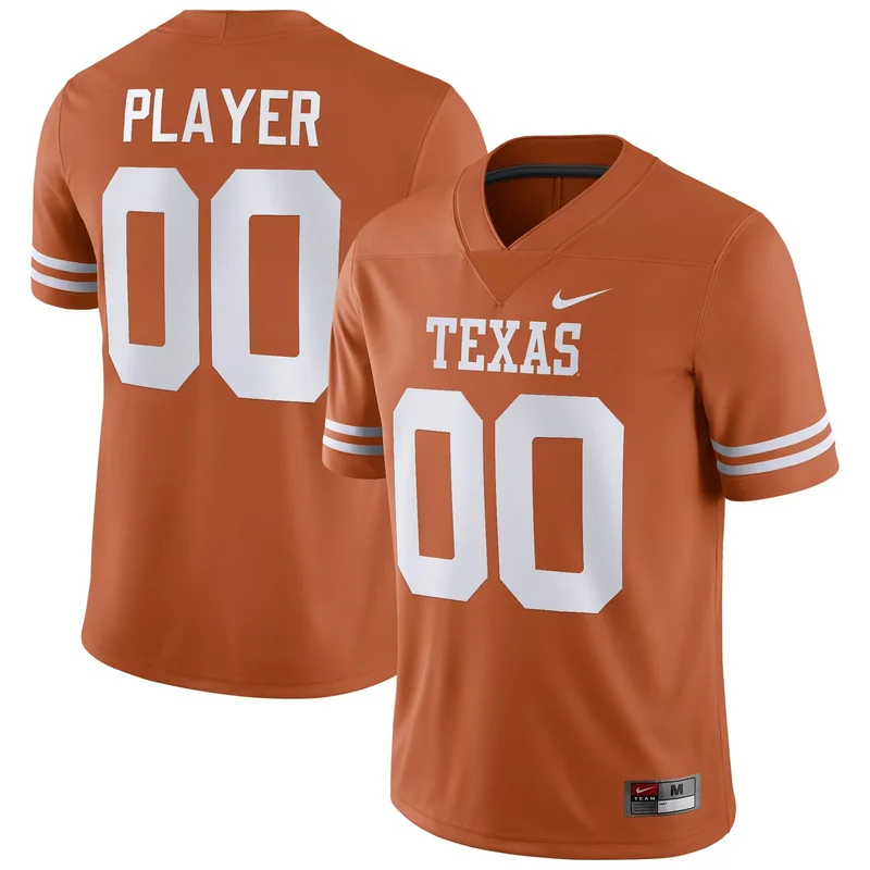 Texas Longhorns Pick-a-player Nil Jersey - Texas Orange