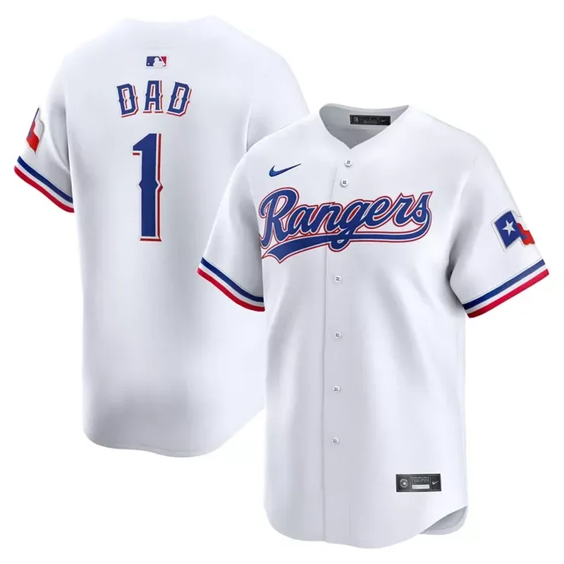 Leody Taveras Texas Rangers Home Player Jersey White - Image 2