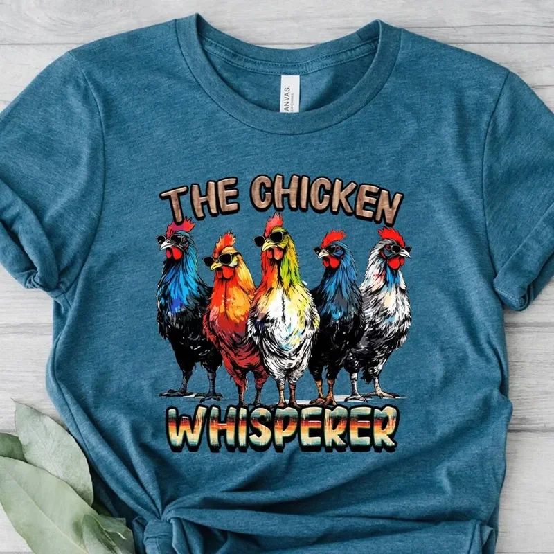 The Chicken Whisperer Shirts Women s Farm Tees T-Shirt Hoodie Sweater Lover Country Girl Rooster