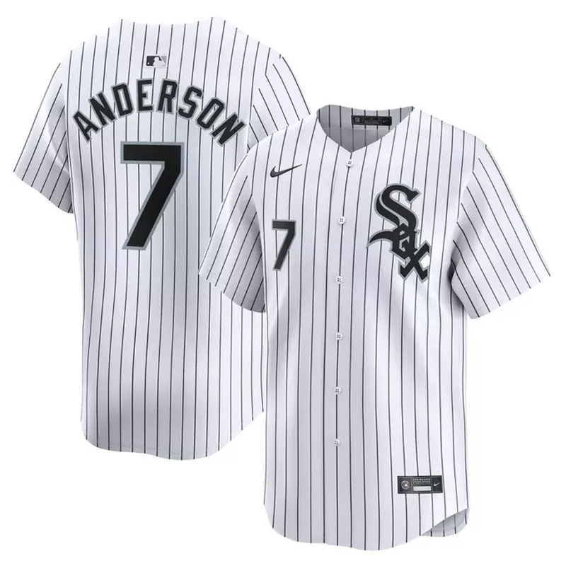 Yoán Moncada Chicago White Sox City Connect Player Jersey Black - Image 5