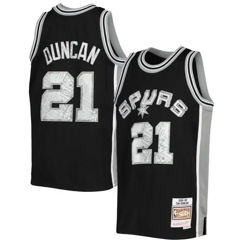 Tim Duncan San Antonio Spurs 1998/99 Classics 75th Anniversary Diamond Jersey