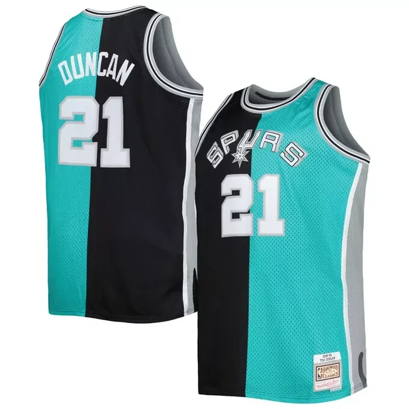 Zach Collins San Antonio Spurs Fast Break Jersey Icon Edition Black - Image 4