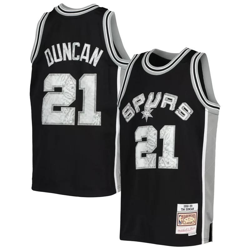 Jakob Poeltl San Antonio Spurs Fast Break Player Jersey - Icon Edition - Black NBA - Image 3