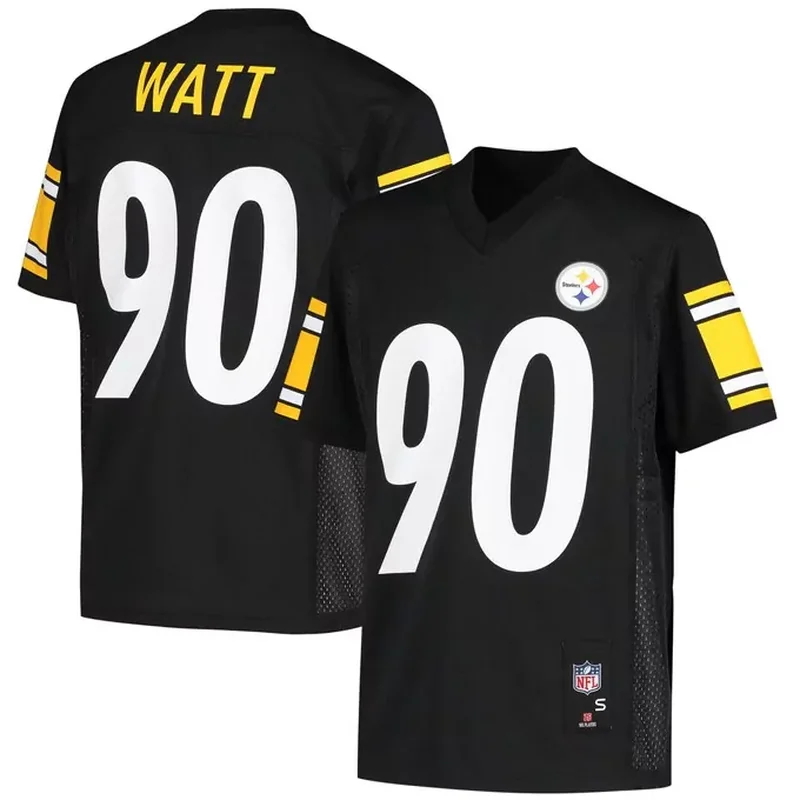 TJ Watt Pittsburgh Steelers Player Jersey Black