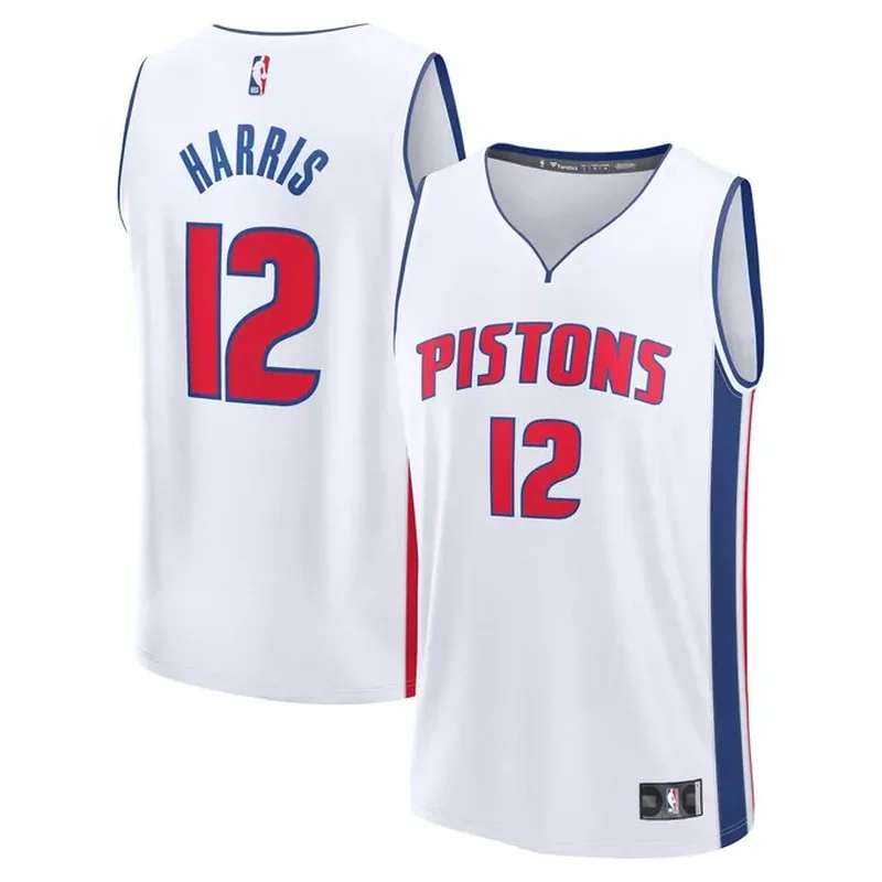 Tim Hardaway Jr Detroit Pistons Fast Break Player Jersey Icon Edition Blue - Image 3