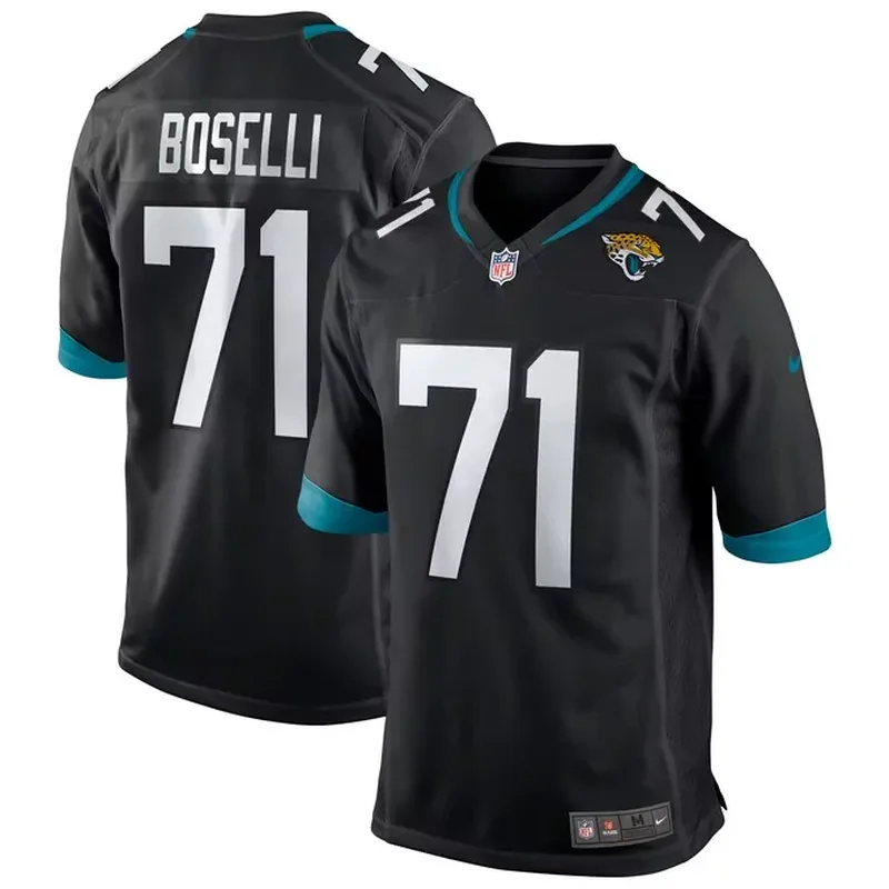 Tony Boselli Jacksonville Jaguars Game Retired Player Jersey Black