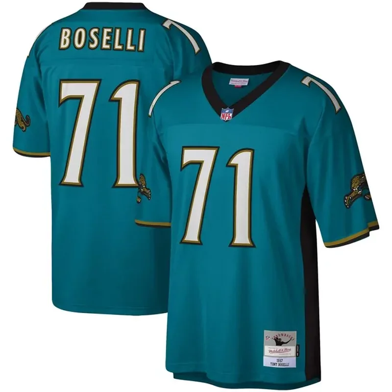 Tony Boselli Jacksonville Jaguars Legacy Jersey Teal