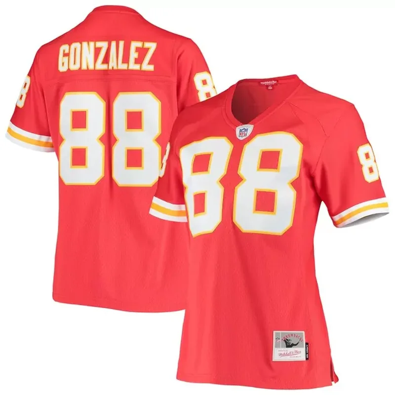 Tony Gonzalez Kansas City Chiefs Retired Player Game Jersey White - Image 3