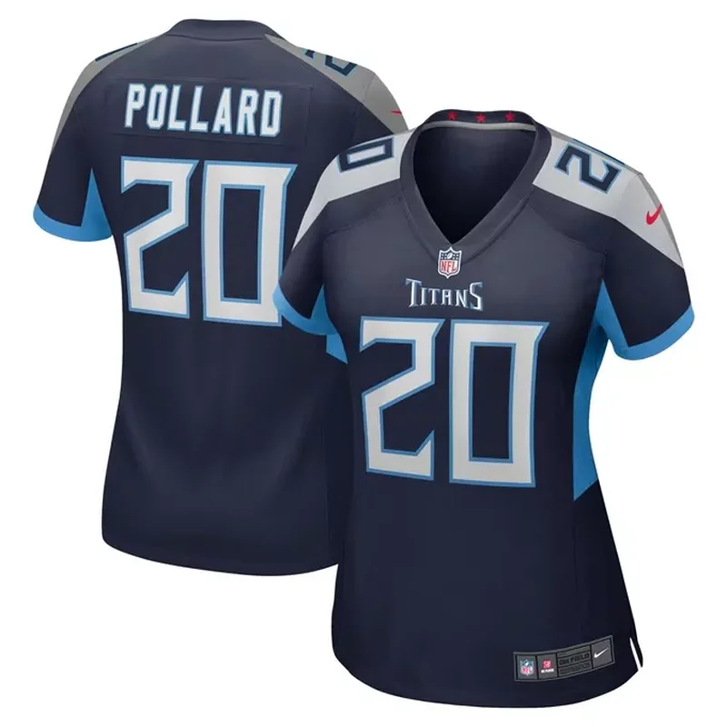 Tony Pollard Tennessee Titans Womens Game Player Jersey Navy