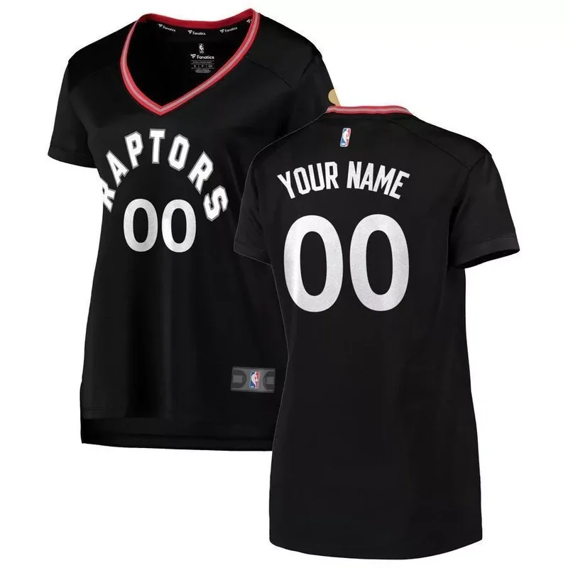 Toronto Raptors 2019 NBA Finals Champions Fast Break Custom Jersey Black Statement 2019