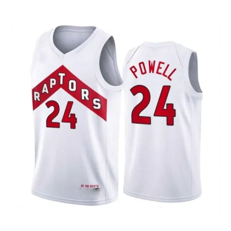 Toronto Raptors Norman Powell #24 2020 NBA New Arrival White Jersey - Image 2