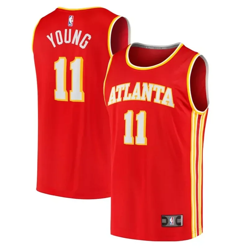 Trae Young Atlanta Hawks Fast Break Jersey Icon Edition Red