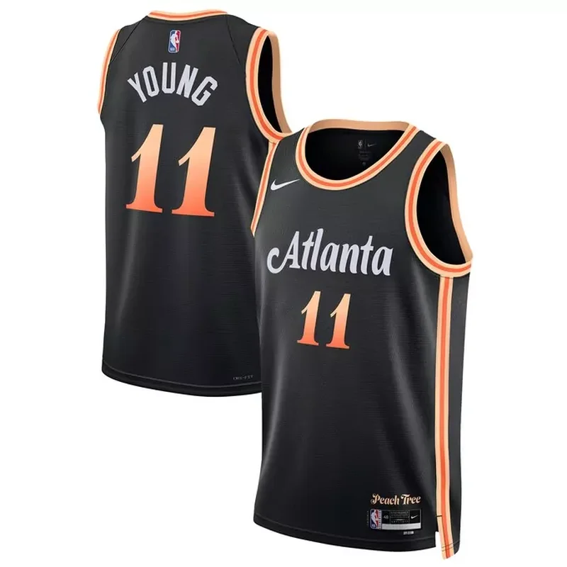 Trae Young Atlanta Hawks Womens Fast Break Tank Jersey Icon Edition Red - Image 5