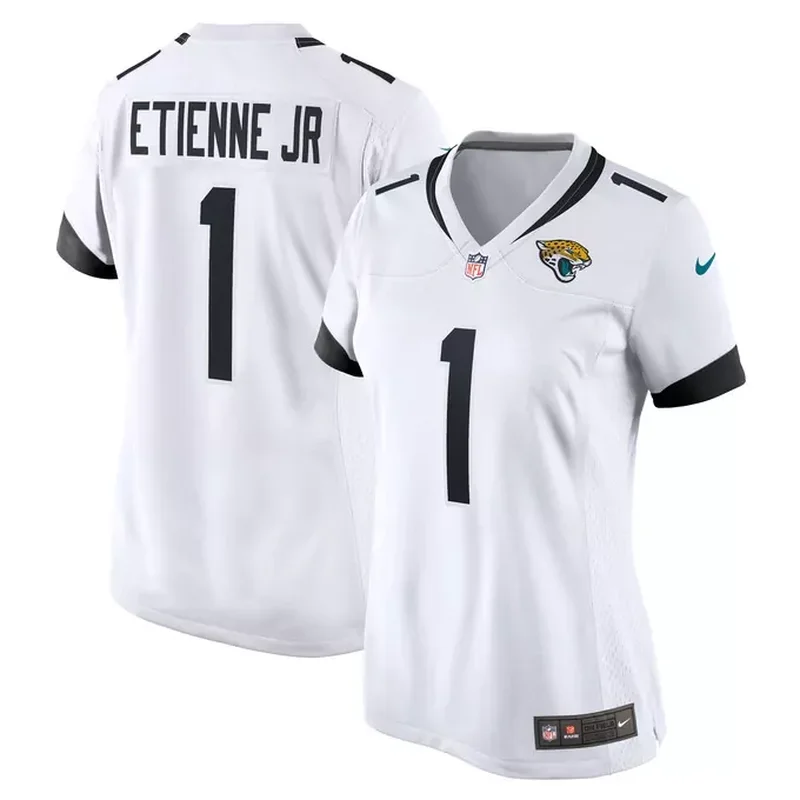 Travis Etienne Jacksonville Jaguars Game Jersey Teal - Image 4