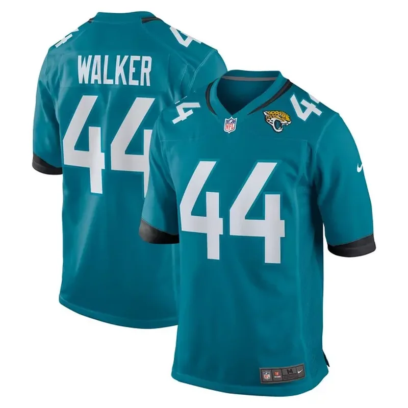 Travon Walker Jacksonville Jaguars Vapor Fuse Jersey Teal - Image 3