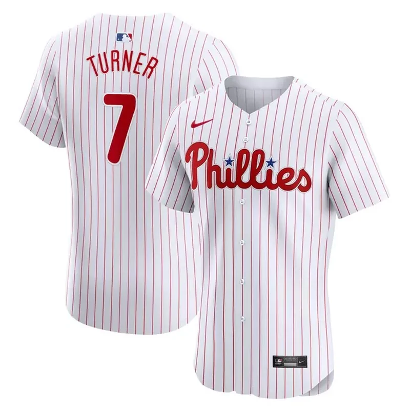 Trea Turner Philadelphia Phillies Road Elite Player Jersey Gray - Image 4