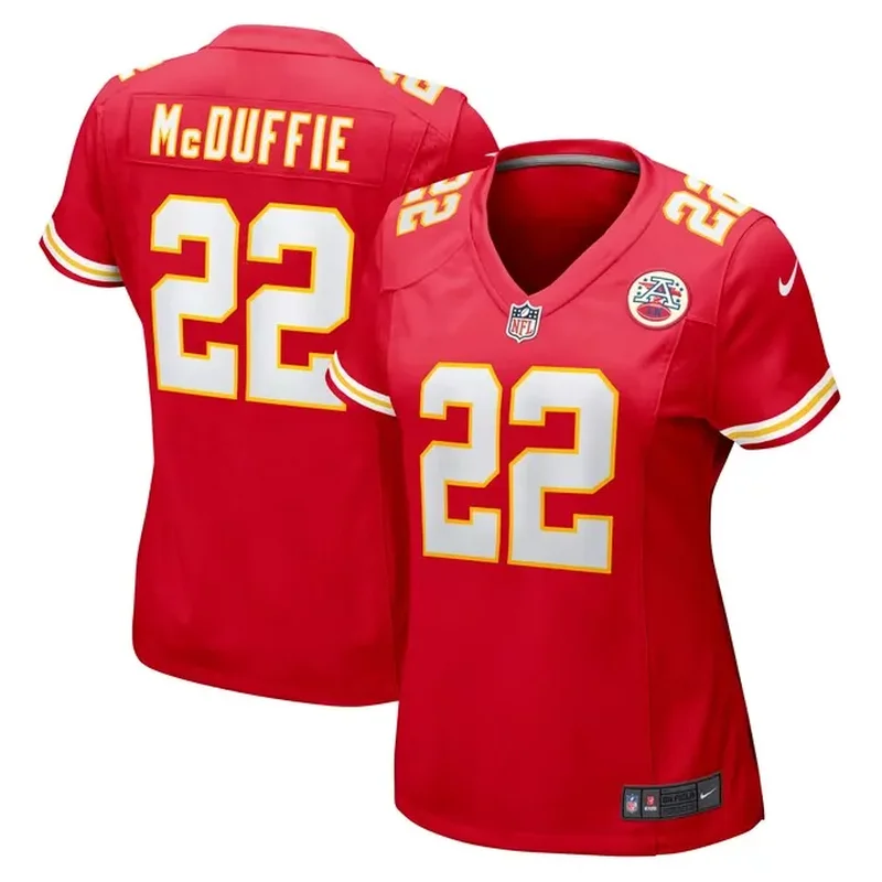 George Karlaftis Kansas City Chiefs Player Game Jersey Red - Image 3