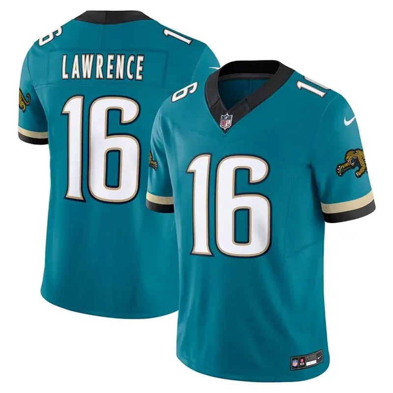 Trevor Lawrence Jacksonville Jaguars Prowler Throwback Vapor Fuse Jersey Teal