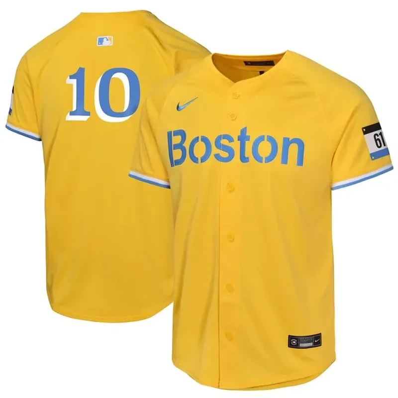 Trevor Story Boston Red Sox City Connect Player Jersey Gold