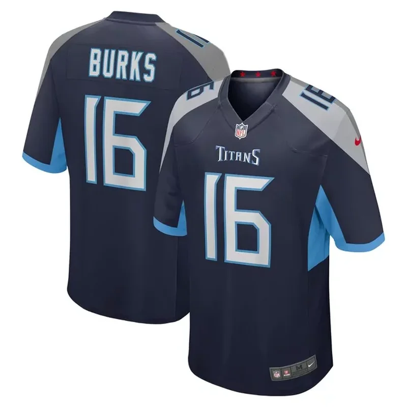 Vince Young Tennessee Titans Womens Game Retired Player Jersey Navy - Image 5
